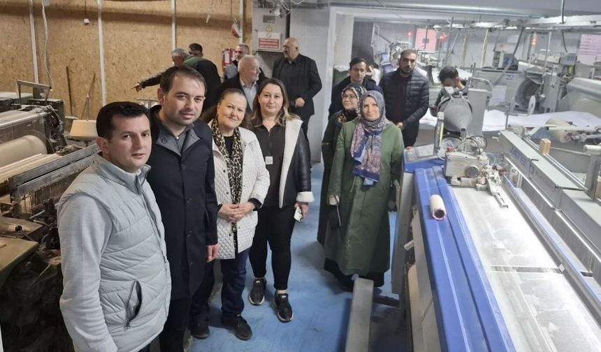 AK Parti Taşköprü’den Ongun Tekstil’e ziyaret: Üretim ve istihdam konuşuldu