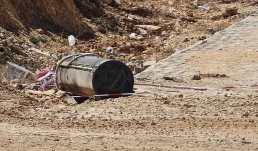 Gaziantep’te tedirgin eden gelişme: Füze parçası düştü