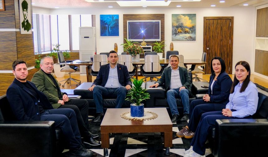 Başkan Baltacı, Sinop CHP heyetini belediyede ağırladı