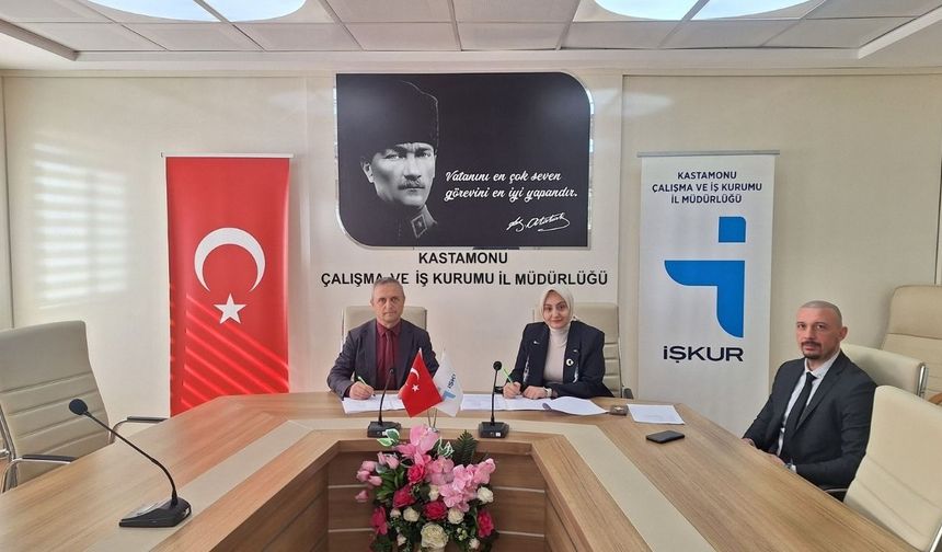Kastamonu İŞKUR’da protokol imzalandı: Başvurular 5 Mart’ta başlıyor