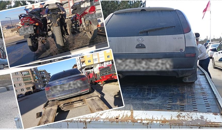 Kastamonu Trafiğinde Hataya Yer Yok: Yüklenip Otoparka Götürüldüler!
