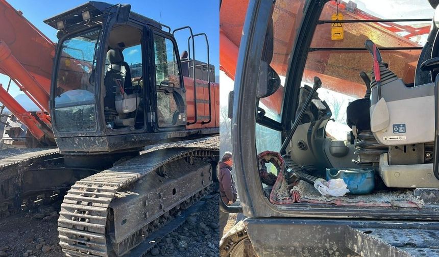 Kastamonu’da iş makinesini soyan 2 kişi yakalandı