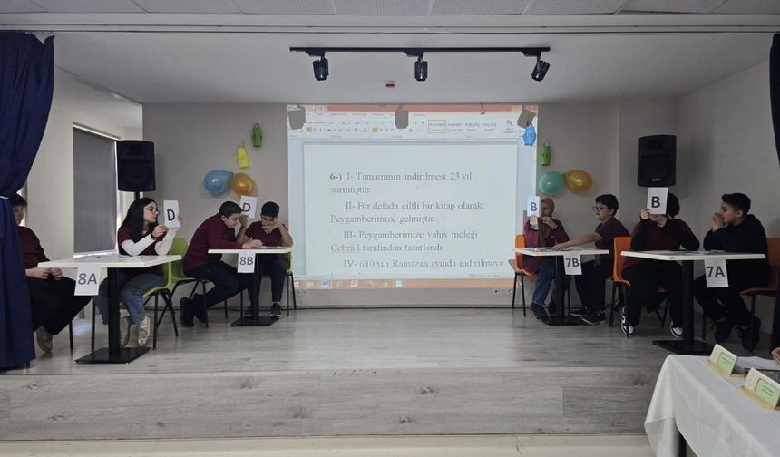 Kastamonu’da öğrenciler Ramazan ve Kur’an bilgisiyle yarıştı