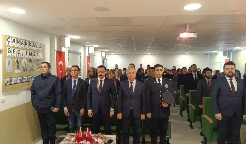 Kastamonu'nun ilçesinde İstiklal Marşı'nın 105. yılı kutlandı