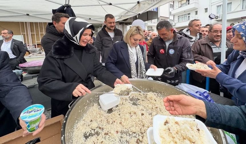 Abana’da geleneksel pilav şöleni