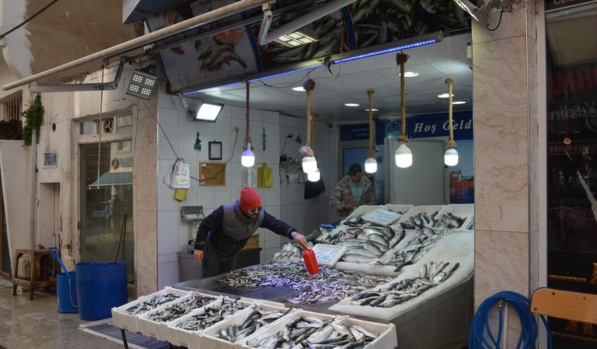 Ramazan ayının bereketi balık tezgahlarına yansıdı