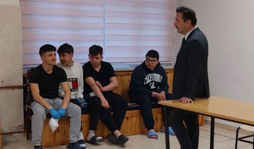 Ramazanın ruhu Taşköprü’de öğrenci sofrasında yaşandı