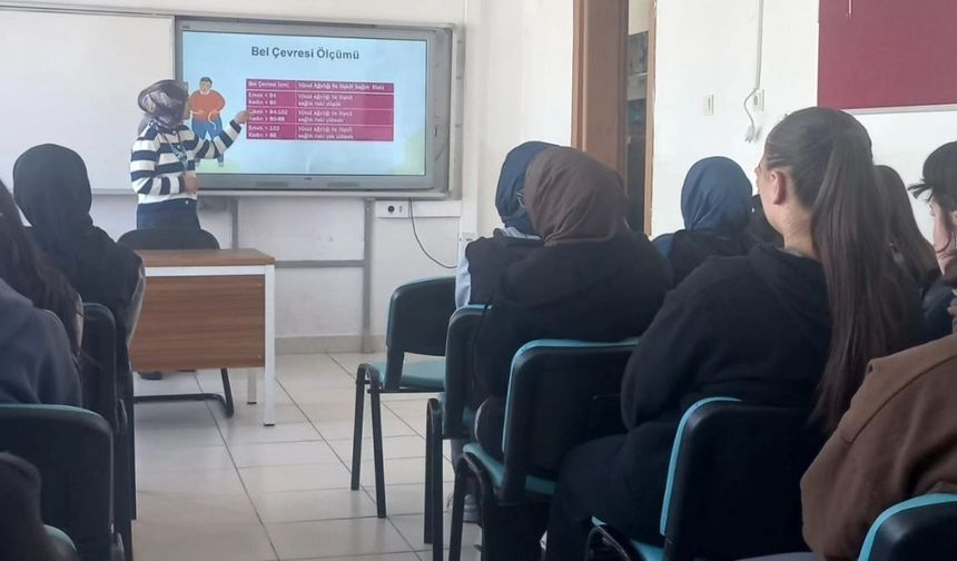 Taşköprü’de gençlere sağlıklı yaşam dersi verildi