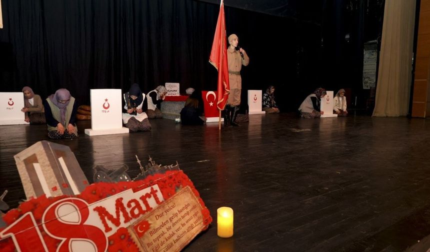 Taşköprü’de 18 Mart’a yakışan anma: Çanakkale ruhu yeniden yaşatıldı