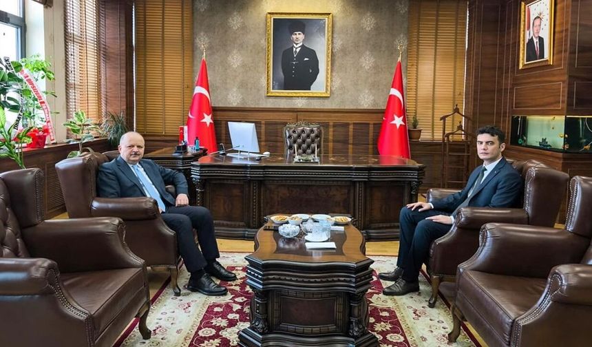 Kastamonu Valisi Dallı’dan Tosya Kaymakamı Büyükçe’ye ziyaret