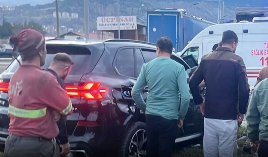 Kastamonu’da sanayi kavşağında kaza