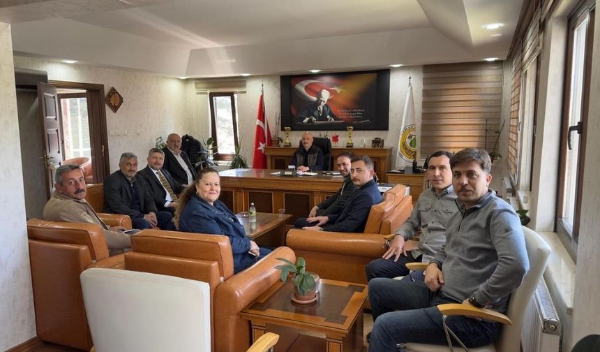 AK Parti Taşköprü teşkilatından Orman İşletme Müdürlüğü’ne ziyaret