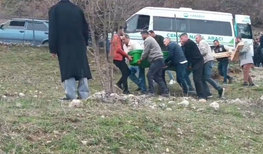 Feci olay: Kocası toprağa kendisi de hapse girdi