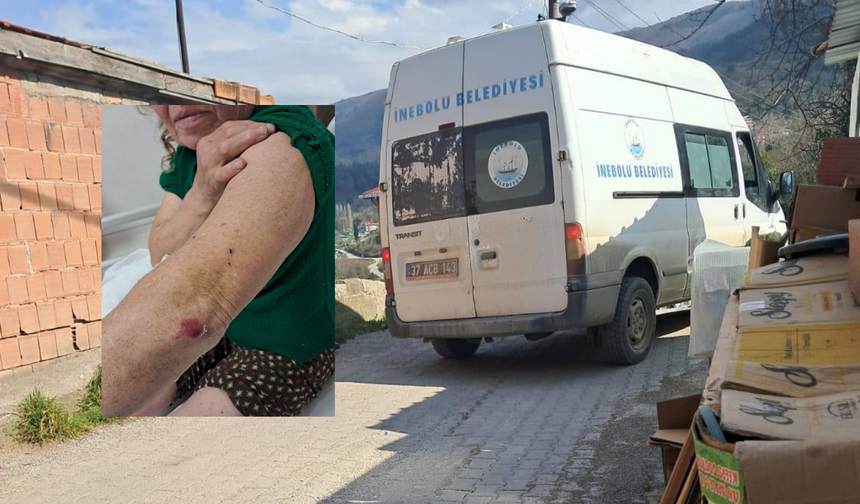 Kastamonu'da belediye müdahalesi yaşlı kadını yaraladı