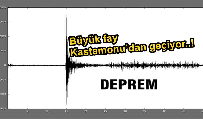 Büyük fay Kastamonu’dan geçiyor: Depremler dengeleri değiştirdi!