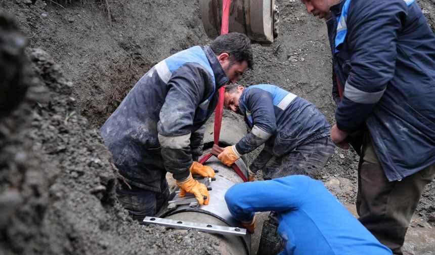 Kastamonu'da İçme Suyu Hattındaki Arıza Giderildi