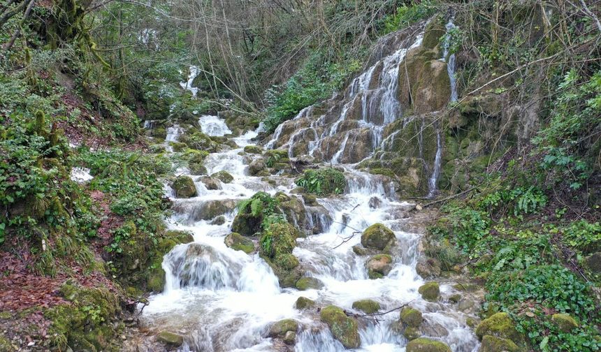 Kastamonu'da şelalelerin debisi arttı