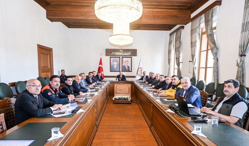 Kastamonu’da yangın sezonu öncesi kritik toplantı