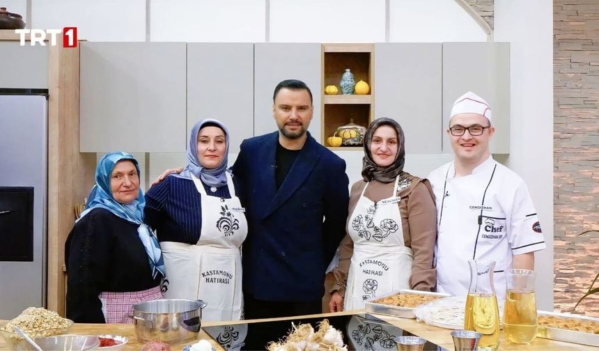 Kastamonulu kadınlar TRT 1’de fark yarattı: Devrekani lezzetleri Türkiye’ye açıldı