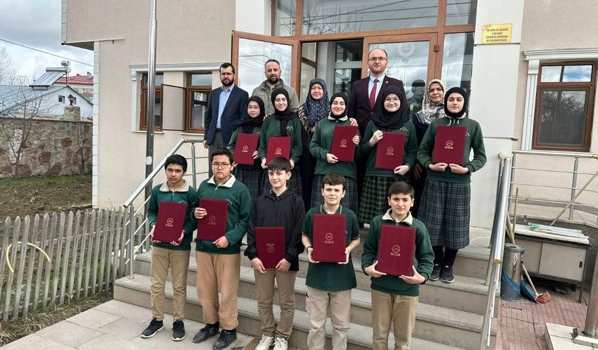 Kastamonu’nun ilçesinde hafızlık gururu yaşandı