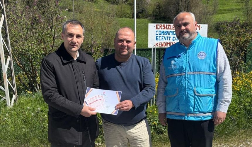 Küre’de 2026 yılının ilk kurban bağışı yapıldı