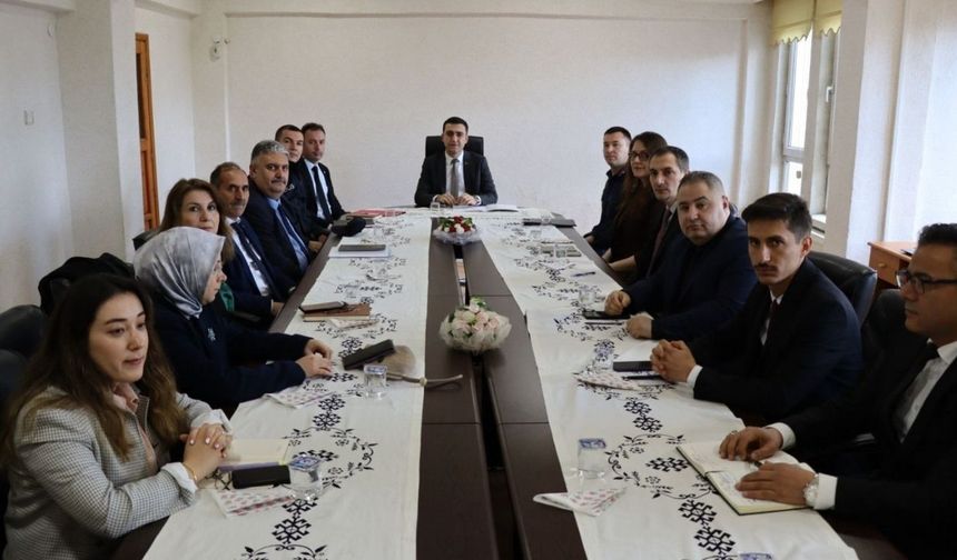 Kastamonu'nun ilçesinde kurumların yol haritası konuşuldu