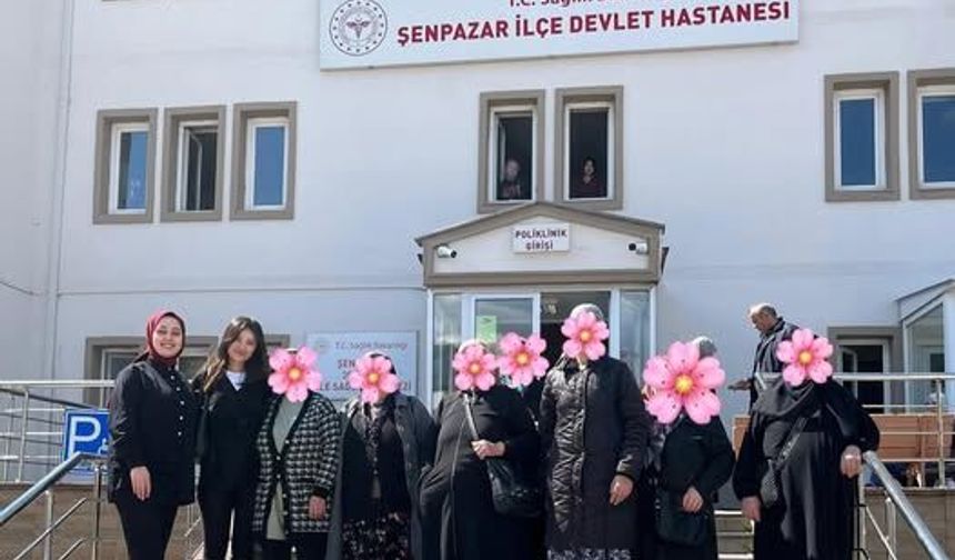 Şenpazar’da kadınlara sağlık desteği