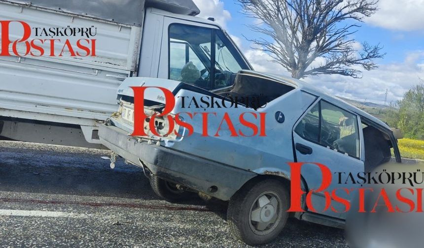 Son dakika: Taşköprü yolundaki feci kaza can aldı