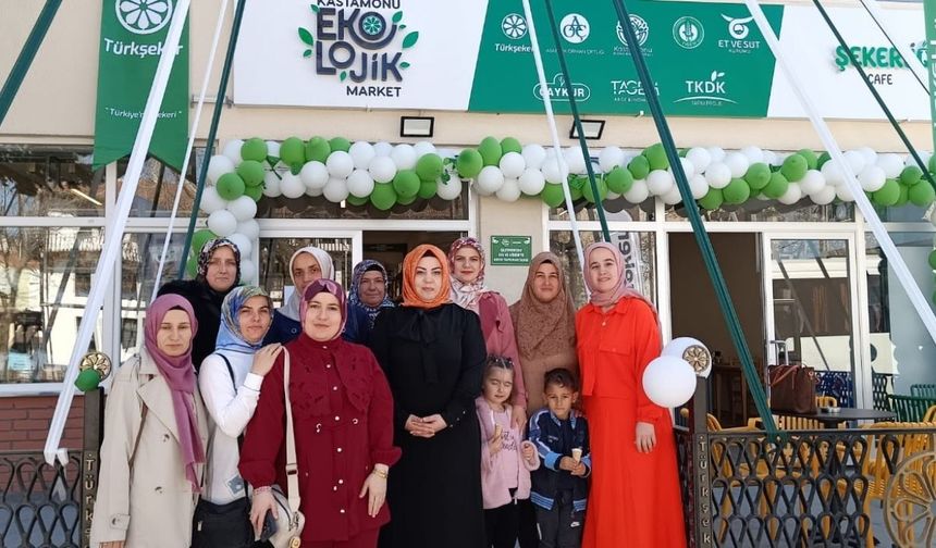 Taşköprü’den üretime güçlü katkı: Kadın emeği ekolojik markette