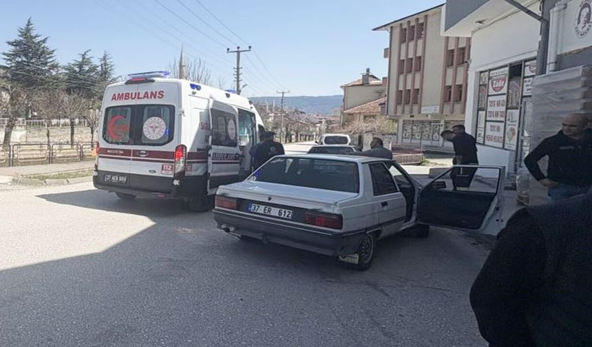 Kastamonu'da motosiklet kazası: Sürücü yaralandı
