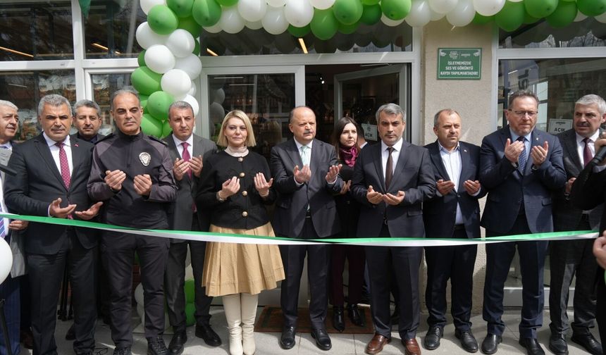 Türkiye'nin ilk ekolojik marketi Kastamonu'da açıldı