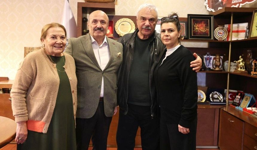 Ünlü oyuncular Taşköprü’de ağırlandı