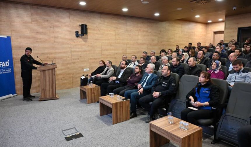 Kastamonu’da afet farkındalığı eğitimi düzenlendi