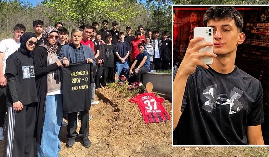 Taşköprülü futbolcu feci kazada hayatını kaybetmişti: Eren Şah Ergün dualarla anıldı