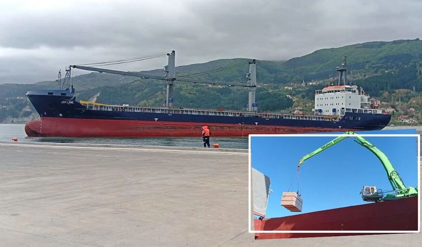 İnebolu Limanı hareketlendi: Cezayir'e ihracat!