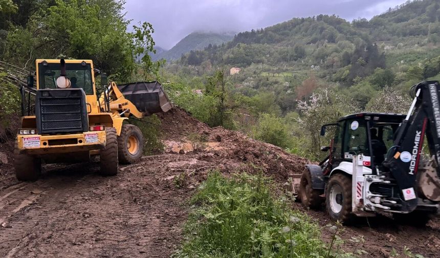 İnebolu’da heyelan nedeniyle su kesintisi