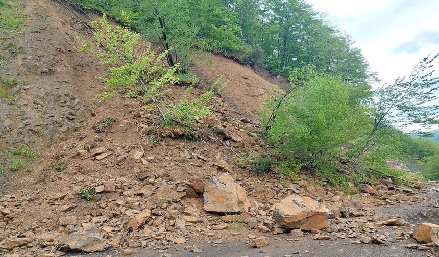 Kastamonu da heyelan alarmı: 5 köye ulaşım durdu!