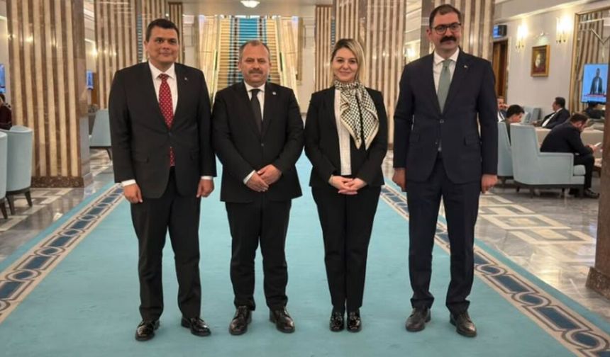 Kastamonu'nun ilçe kaymakamlarından meclis ziyareti