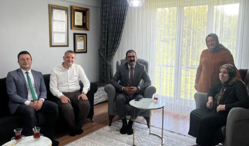 Kaymakam Demirdağ’dan şehit ailesine kurban bayramı ziyareti