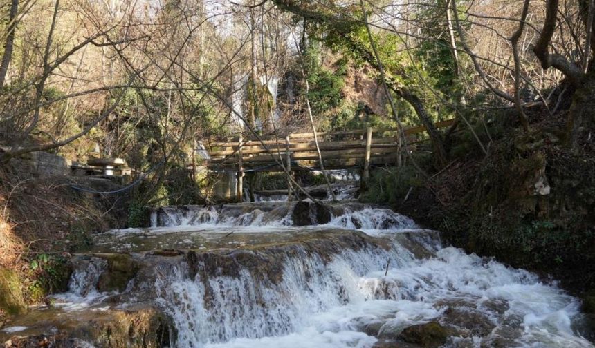 Kastamonu’da koruma altındaki şelale ziyaretçilerini mest ediyor