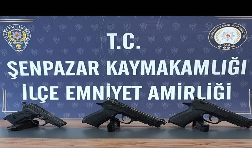 Şenpazar’da silahla ateş açan 3 şahıs yakalandı