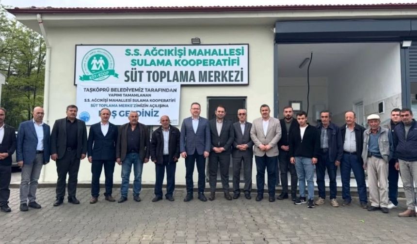 AK Parti heyetinden Taşköprü’de süt toplama merkezine ziyaret