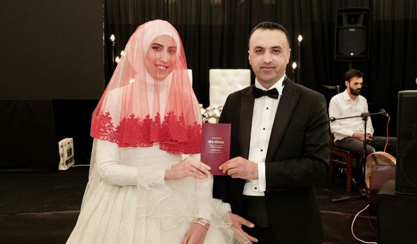 Taşköprü’de görkemli düğün: Cihat ve Zeynep dünya evine girdi