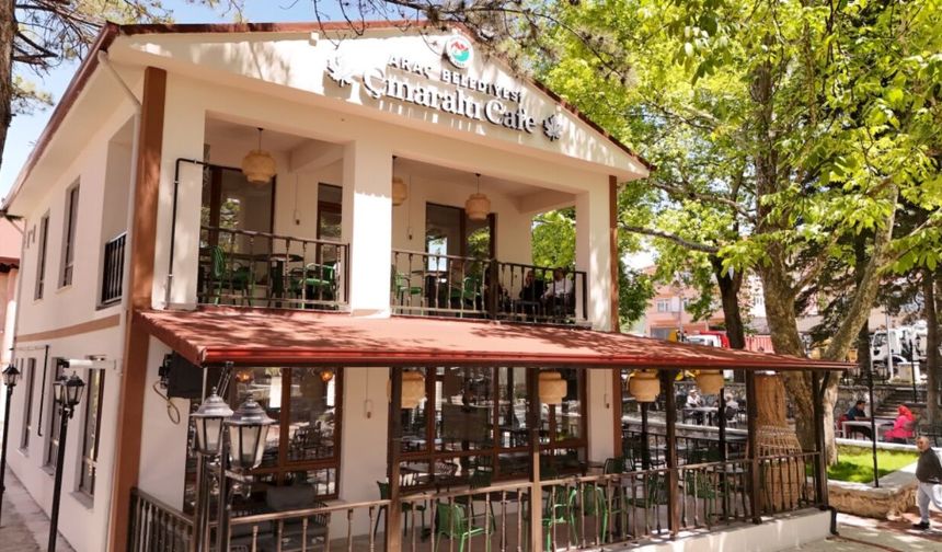 Araç’ta sosyal yaşama yeni soluk: Çınaraltı cafe açılıyor