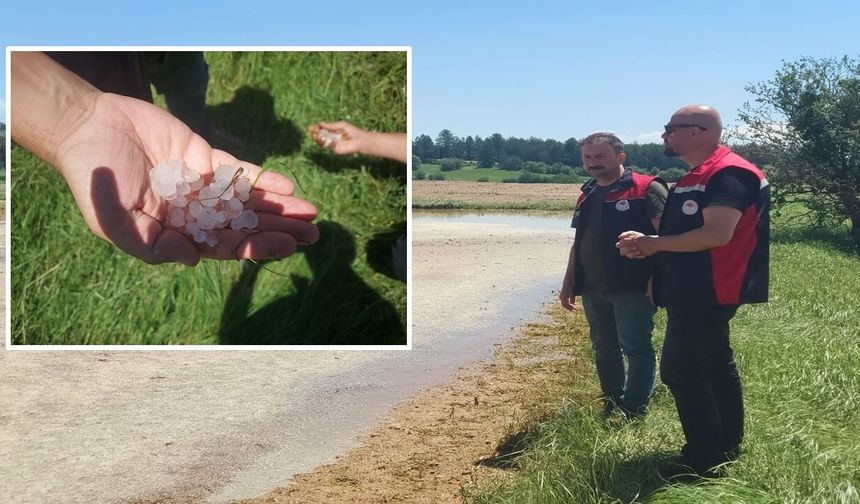 Kastamonu’da şiddetli dolu yağışı: Tarım arazilerinde hasar büyük