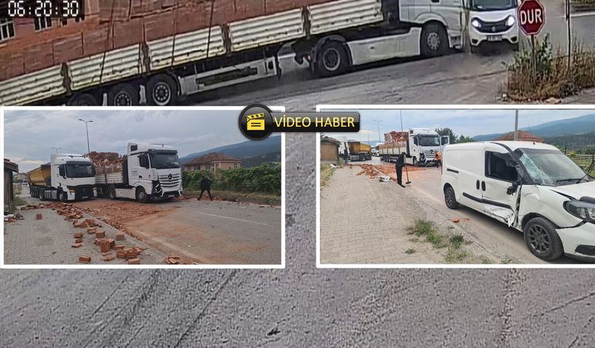 Karabük-Kastamonu yolunda kaza: Facianın eşiğinden dönüldü