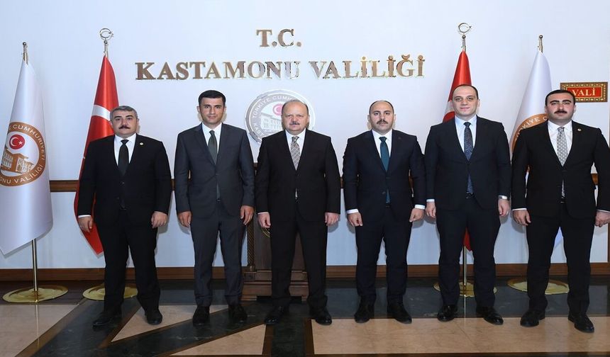 Kastamonu’da 5 ilçede kaymakamlar veda etti