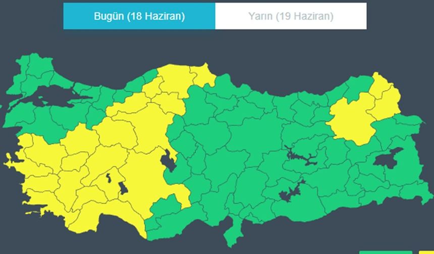 Kastamonu'da işin rengi değişti: Sarı kod verildi