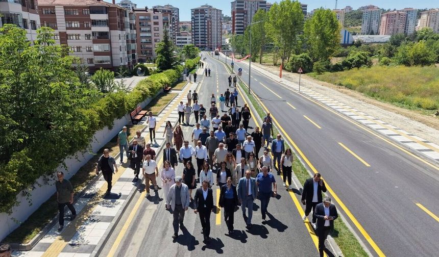 Kastamonu şehri merkezinde yeni yol hizmete girdi