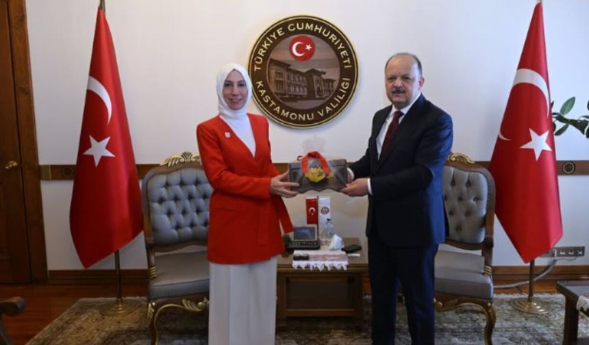 Kastamonu’da Vali Dallı’ya Bakan yardımcısından ziyaret